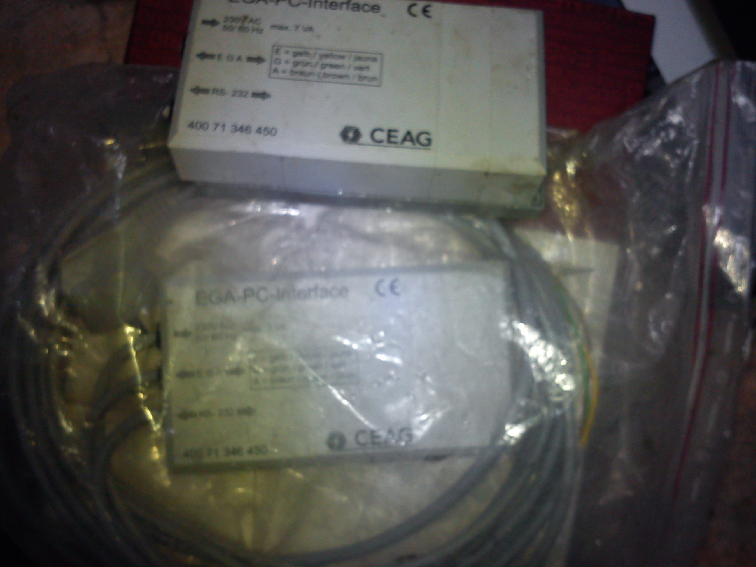 [Sprzedam] Interfejs EGA-PC firmy CEAG RS232 do instalacji oświetlenia ...