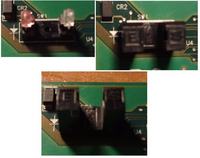 AVR - przerwania wywołane czujnikiem optycznym (ATmega16)