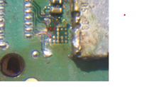 Jak naprawić wyrwane pady spod filtra LCD w Nokia 5800?