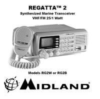 Midland Regatta-RG2W VHF Marine tranciever Manual EN