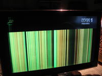 Samsung LE40A656A1F TV - stripes on the screen (sometimes it works properly) Samsung LE40A656A1F TV - stripes on the screen (sometimes it works properly)