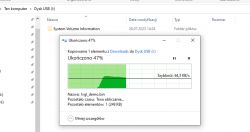 Copying lvgl_demo.bin File to USB Drive File copying screen to USB drive.