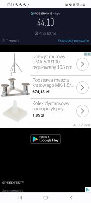 Lokalizacja ZTE MF258K pomiędzy dwoma BTS-ami vs. odizolacja oraz wybór anteny LTE Signaflex
