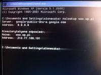 The computer connects to the network, but the internet is down.