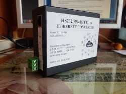 Konwerter RS232/RS485/TTL5V na Ethernet.