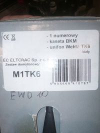 Instalacja domofonu analogowego elfon ( EWD 10, Wekta Tk6)