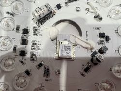 Electronic Module of Ceiling Lamp with BK7231N Chip Image of an electronic module with BK7231N chip on an LSC ceiling lamp