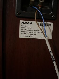 Zastępcze głośniki niskośredniotonowe i wysokotonowy do Koda f51f v2