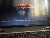 Toshiba - Scanning and Repairing drive - when starting the computer.