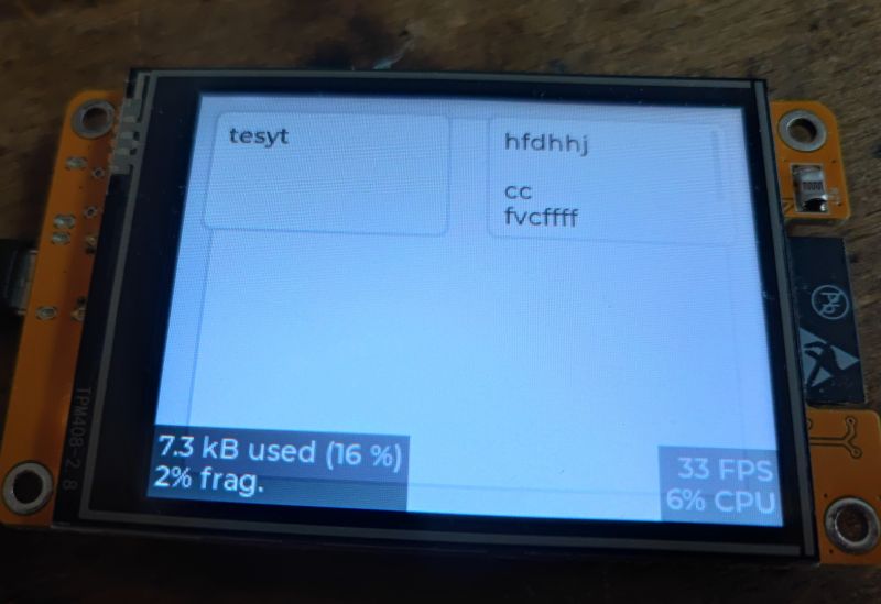 ESP32 and touch display - part 7, how to make a keyboard in LVGL? Login. ESP32 and touch display - part 7, how to make a keyboard in LVGL? Login.
