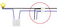 Where/how to power a Fibaro-style light switch module for motion sensors?