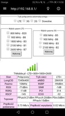 Jaką antenę do LTE 800 wybrać na odległość ok 8km(Huawei B525)?