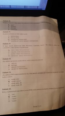 Zdjęcia arkusza egzaminacyjnego EE.09-X-19.06 - dyskusja o odpowiedziach
