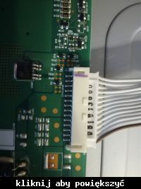 Samsung LE37A552P3R - brak podświetlenia, zwarcie diody D9 w inwerterze