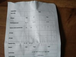Specyfikacja techniczna reduktora gazu G1:37 na zagiętej kartce papieru