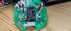 PCB Board of BSD34 Smart Plug PCB board of BSD34 smart plug viewed from the bottom, visible electronic components