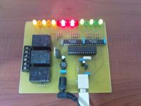 Tester pinów I/O w Atmega8