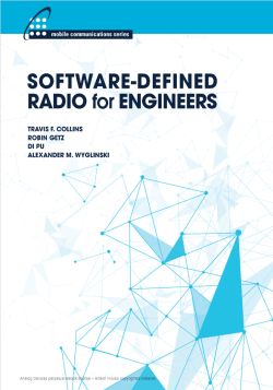 Okładka książki „Software-Defined Radio for Engineers” z geometrycznymi wzorami
