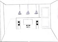 Zabudowa klasycznej kolumny w ściankę.