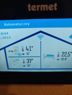 Termet ECOCONDENS GOLD PLUS + ROUND with Wi-Fi - Open-Therm - connected incorrec