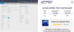 Screenshots showing ZTE modem configuration and SpeedTest results.