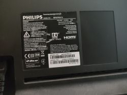 Tabliczka znamionowa telewizora Philips 58PUS7855.