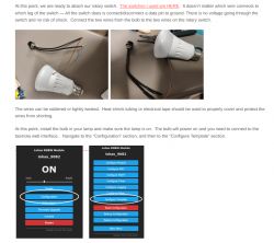 Two difficult to program Tuya WiFi smart LED lamps - E14 and E27 [WB2L_M1]