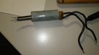 kondensator od starej szlifierki kątowej