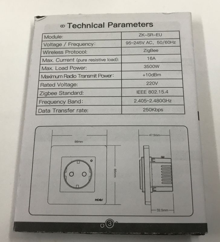 Which socket with power and energy measurement for Home Assistant? Zigbee ZK-SR-EU