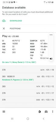 Which PLAY Internet router (with LTE 800 MHz band aggregation?)