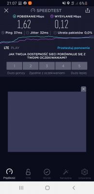 Niska prędkość internetu domowego Cyfrowy Polsat