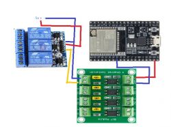Controlling relays 30m away with ESP module - how to connect?