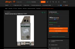 Image of Tektronix 11A71 amplifier module on Allegro page.