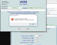 VW Golf VCDS - Błąd przy kodowaniu kontrolki pasów, jak to naprawić?