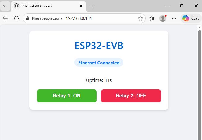 Olimex ESP32-EVB - ESP32 open source & open hardware development board with LAN