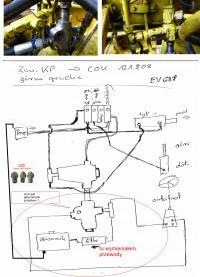 Widlak Balkancar EV 687 i 717 schemat hydrauliki Widlak Balkancar EV 687 i 717 schemat hydrauliki
