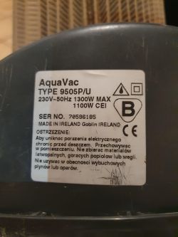 Odkurzacz AQUA VAC Multi PRO typ 9505P/U z 1995 roku - jak rozkręcić?