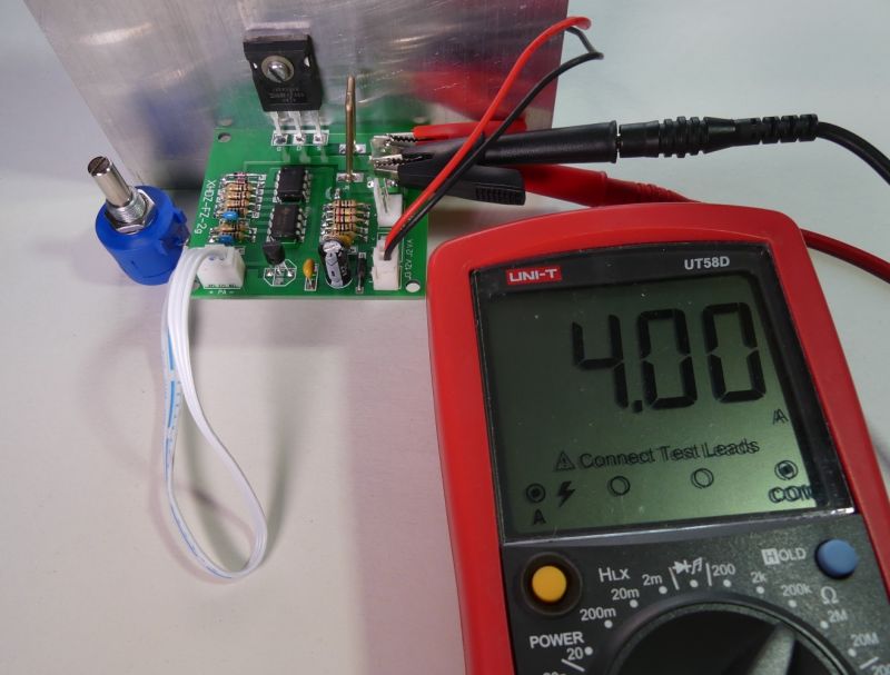 Moduł elektronicznego obciążenia 100V, 10A, 75W, uruchomienie, test Moduł elektronicznego obciążenia 100V, 10A, 75W, uruchomienie, test