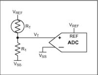 Jak podłączyć kilka termistorów NTC do Atmega8?