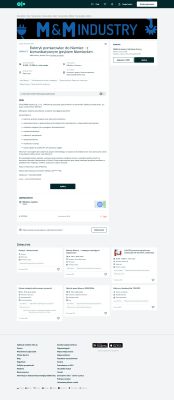 Oferta pracy dla elektryka pomiarowca do Niemiec z wymaganym komunikatywnym językiem niemieckim, widoczna strona ogłoszenia na OLX.