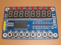 MAX7219 and PIC18F45K50 - support for the LED driver on the PIC microcontroller