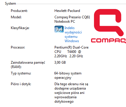 Trappe Inférieure Pour PC Portable Compaq CQ61 - Pièce De Rechange, Occasion, Compatible HP