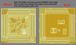 Universal starter boards for various SMD microcontrollers with a prototype area