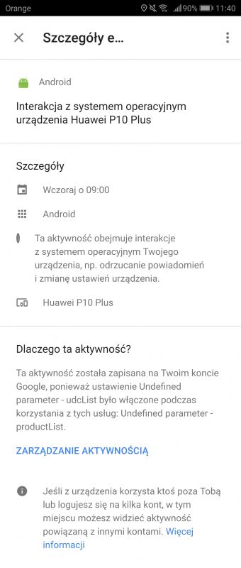 "Insistent Strange Case" in the "My Activity" history tab