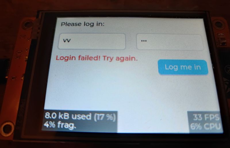 ESP32 and touch display - part 7, how to make a keyboard in LVGL? Login. ESP32 and touch display - part 7, how to make a keyboard in LVGL? Login.