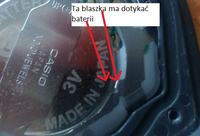 Casio AQ-140W - Podświetlenie nie działa po wymianie baterii, co sprawdzić?