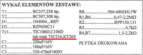 Prosty termostat na triaku, czy można zmienić charakterystykę jego pracy?