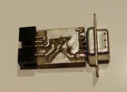 Płytka Propeller P8X32A i spartańska przejściówka RS232-UART Płytka Propeller P8X32A i spartańska przejściówka RS232-UART