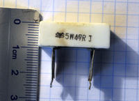 5W47RJ - Rezystor 5W, 47 Ohm, czy uszkodzony przy pomiarze 5 Ohm?