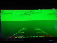 Phisung C08 DVR - zielony, podwójny obraz z kamery cofania